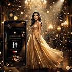 Convite Cinematográfico Interativo 15 Anos Preto 8