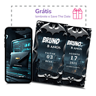 Convite Batman Animado Interativo  Infantil  Preto 6
