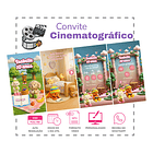 Convite Digital Animado Bobbie Goods Rosa-claro 3