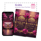 Convite Interativo Animado 15 Anos Florescer Rosa-chiclete 5