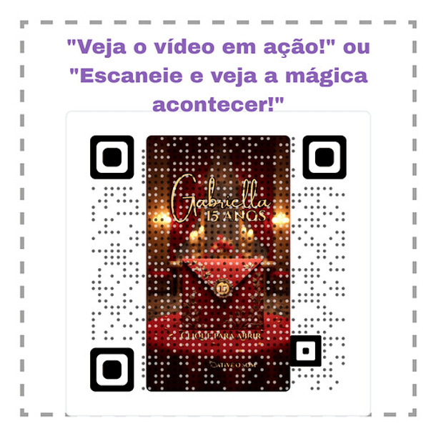 Convite  Animado 15 Anos Vídeo Cinematográficovermelho 8