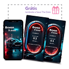 Convite Animado Velozes E Furiosos Cinza-escuro 6