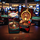 Convite Digital Animado 15 Anos Tema Las Vegas  Vermelho 1