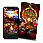 Convite Digital Animado 15 Anos Tema Las Vegas  Vermelho 2