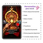 Convite Digital Animado 15 Anos Tema Las Vegas  Vermelho 4