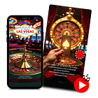 Convite Digital Animado 15 Anos Tema Las Vegas  Vermelho 8