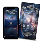 Convite Digital Animado 15 Anos Galáxia Azul Marinho  1