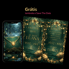 Convite Interativo Cinematográfico 15 Anos Verde-escuro 6