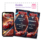 Convite Digital Animado Carros  Efeito Cinematográfico 5