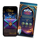 Convite Digital Animado 15 Anos Princesa Jasmine 1