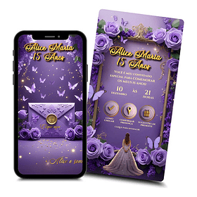 Convite Animado Jardim Das Borboletas Convite Digital