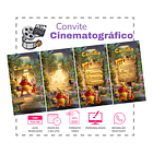 Convite Animado Ursinho Pooh Interativo Amarelo 2