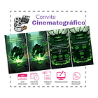 Convite Digital Animado Hulk Efeito Cinematográfico 2