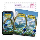 Convite Sonic Animado E Interativo  Azul 6