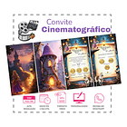 Convite Rapunzel Interativo Animado +brindes Lavanda 2