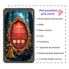Convite Branca De Neve Interativo Animado + Brindes Vermelho 3