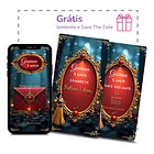 Convite Branca De Neve Interativo Animado + Brindes Vermelho 6