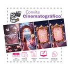 Convite Digital Animado 15 Anos Borboleta Rosa  Rosa 2