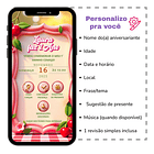 Convite Digital Animado Interativo Cerejinha Vermelho 3