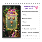 Convite Digital Animado Masha E O Urso Interativo   4