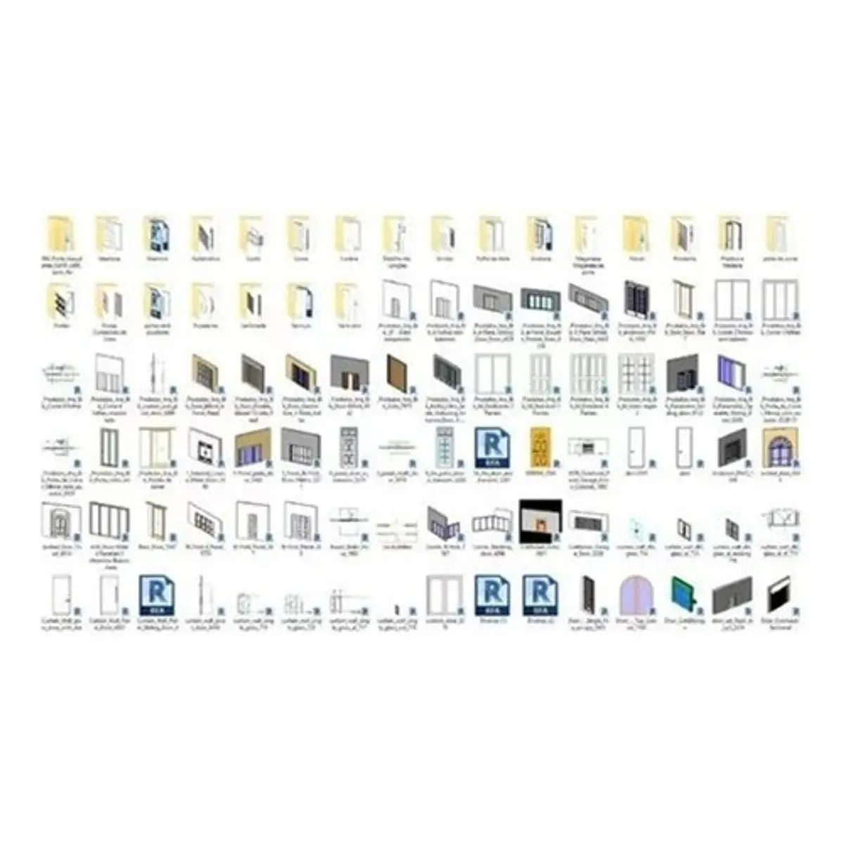 Biblioteca 130 Mil Familia Revit Texturas Templante | Kriato Design