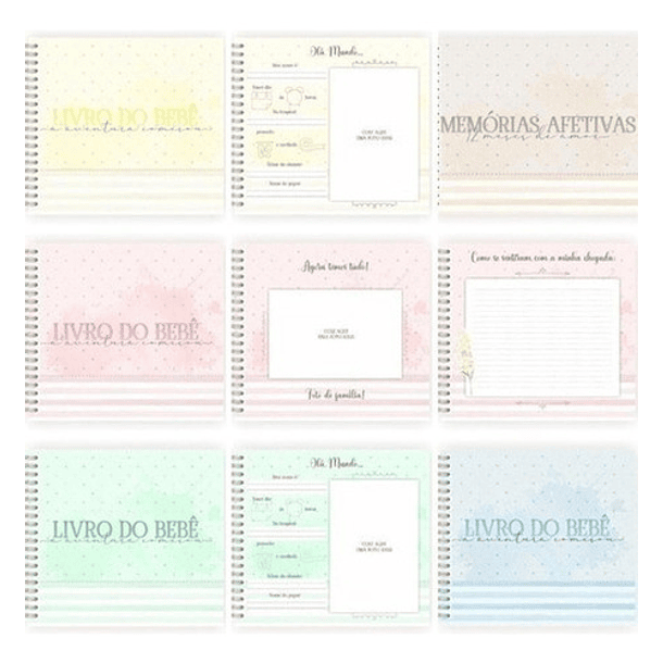  Combo de Arquivos para Encadernação Maternidade Memórias Afetivas  9