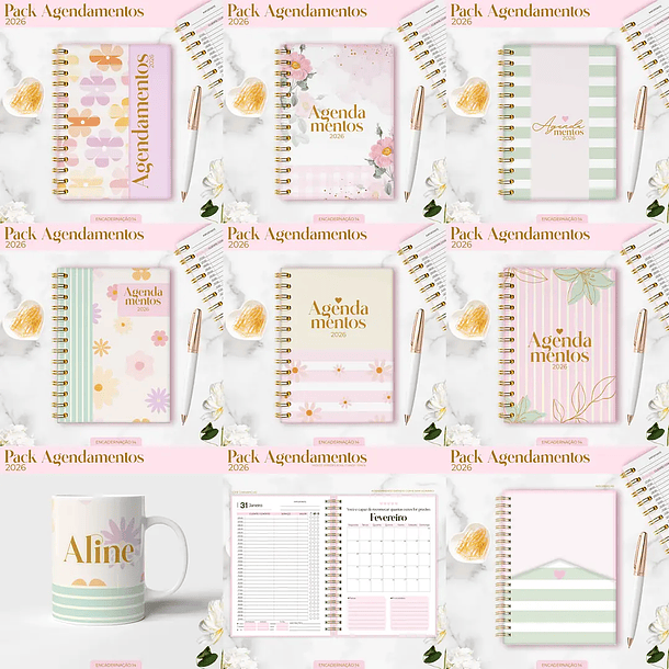 Arquivo Pack Agendamento 2026 - Lina 25