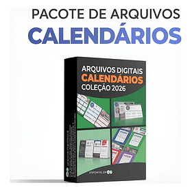 Arquivo Calendario 2026 Editáveis Em Coreldraw