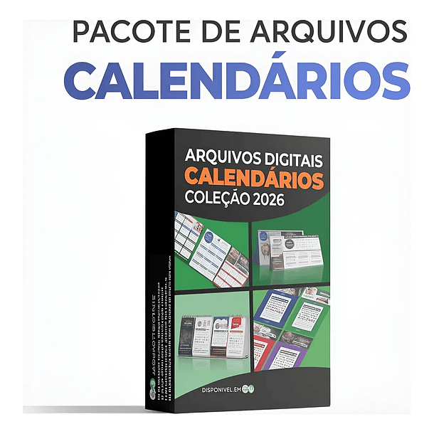 Arquivo Calendario 2026 Editáveis Em Coreldraw 1