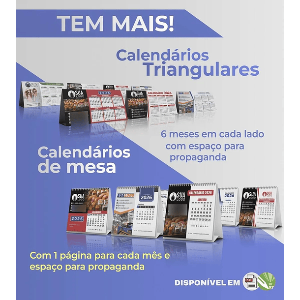 Arquivo Calendario 2026 Editáveis Em Coreldraw 2