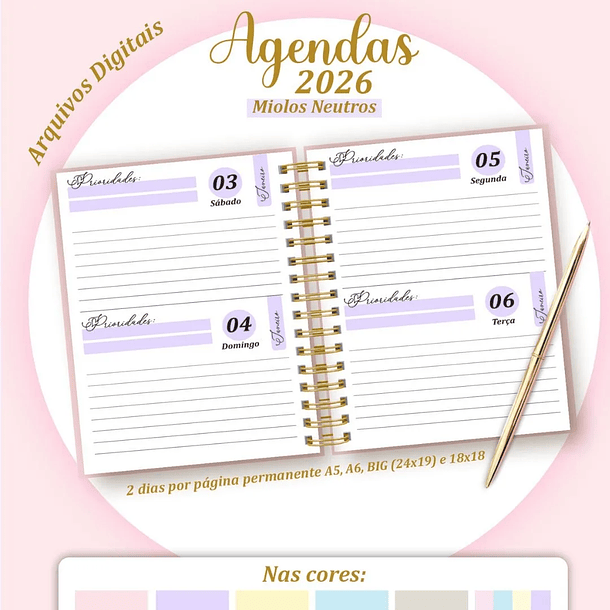Arquivo Digital Pack Miolos Neutros Agendas 2026 1