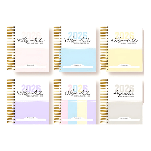 Arquivo Digital Pack Miolos Neutros Agendas 2026 3