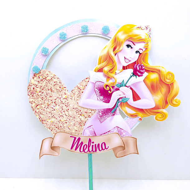 Arquivo de corte kit festa em casa Bela adormecida 16