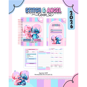 Volta às Aulas STITCH E ANGEL
