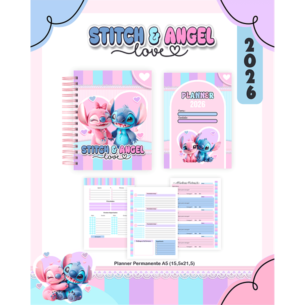 Volta às Aulas STITCH E ANGEL 4