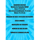 Arquivo Digital Calendário Base E Bloco 2026 Medio Editavel 4