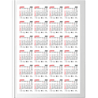 Arquivo Digital Bloco Calendário A4 P/ Imã De Geladeira 2026 3