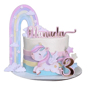  Importar para UpSeller Arquivo De Corte - Topo Unicornio 4310