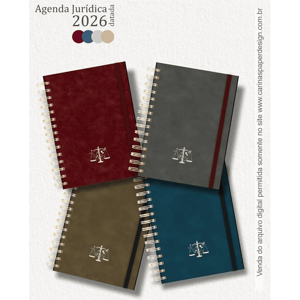 Combo Agenda Jurídica 2026 3