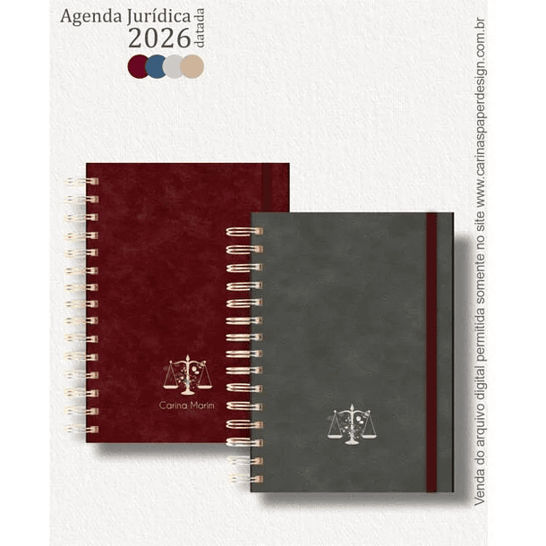 Combo Agenda Jurídica 2026 4