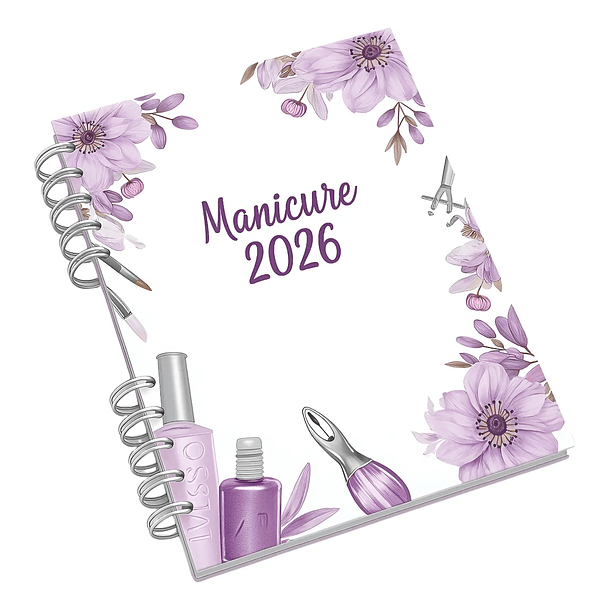 Arquivo Digital Agendamento Lilás Claro Manicure 2026 1