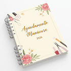 Arquivo Digital Agendamento Amarelo Claro Manicure 2026 2