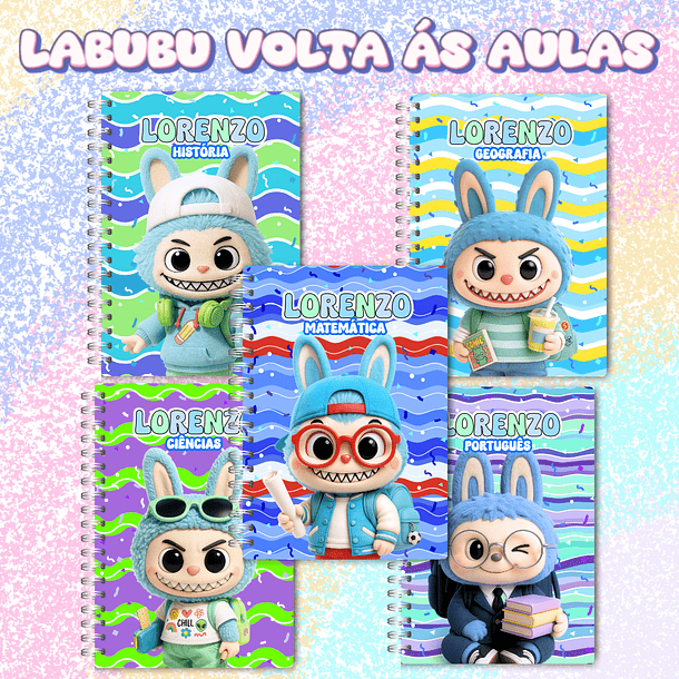 Arquivo Combo Labubu Volta as Àulas - Caramelo Design 2