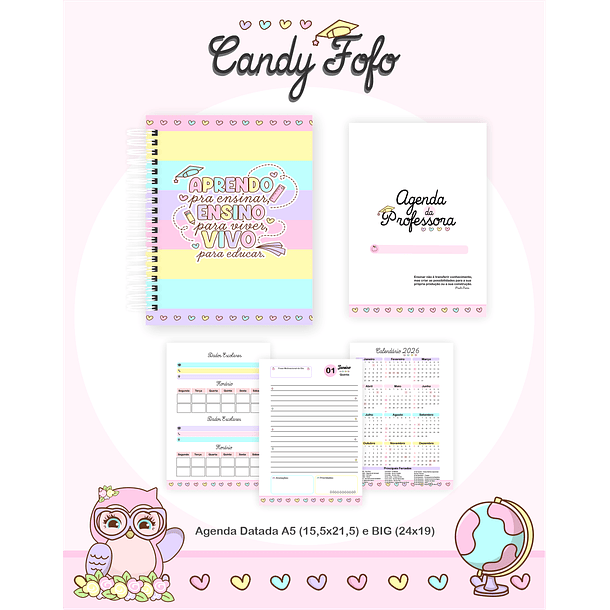 Pack Professores Coruginha Fofa - 2026 6