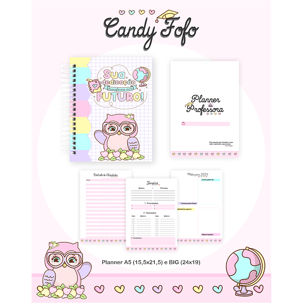 Pack Professores Coruginha Fofa - 2026 8