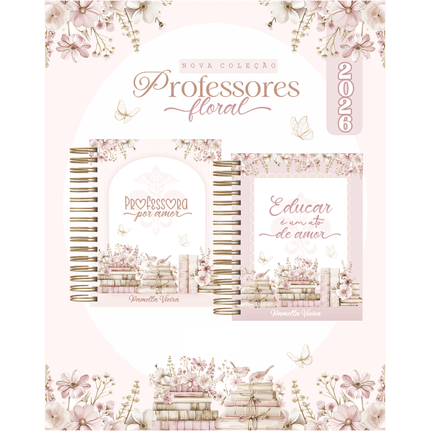 Arquivo Digital Agendas e Planners Permanente Professora Floral 1 – 2026  1