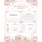 Arquivo Digital Agendas e Planners Permanente Professora Floral 1 – 2026  6