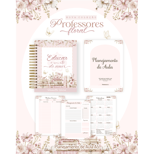 Arquivo Digital Agendas e Planners Permanente Professora Floral 1 – 2026  11