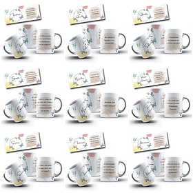 33 Artes para Caneca Profissões Arquivo Editável