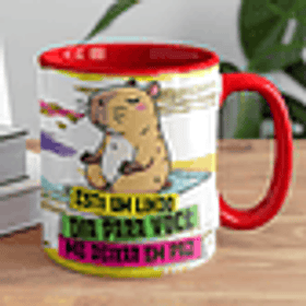 5 Artes para Caneca Capivara Arquivo Editável